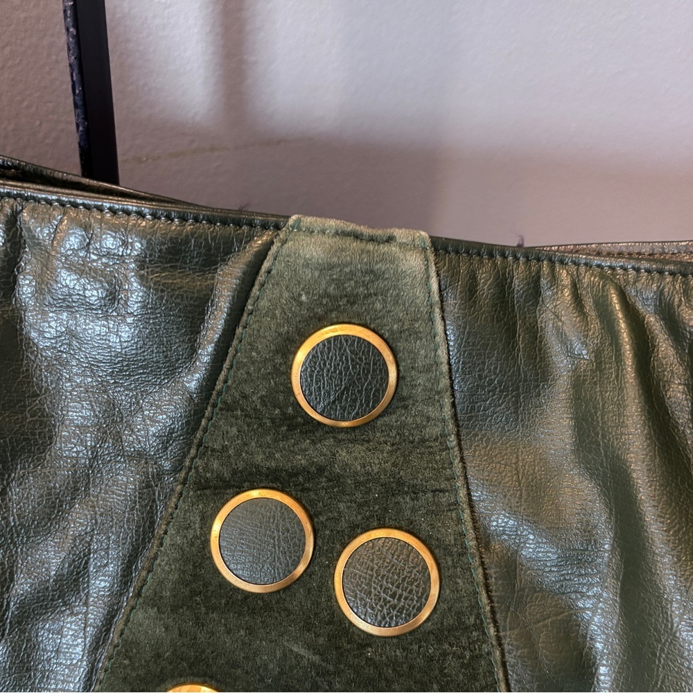 Vintage Green Leather Purse by Samir Handbags - Picture 5 of 5